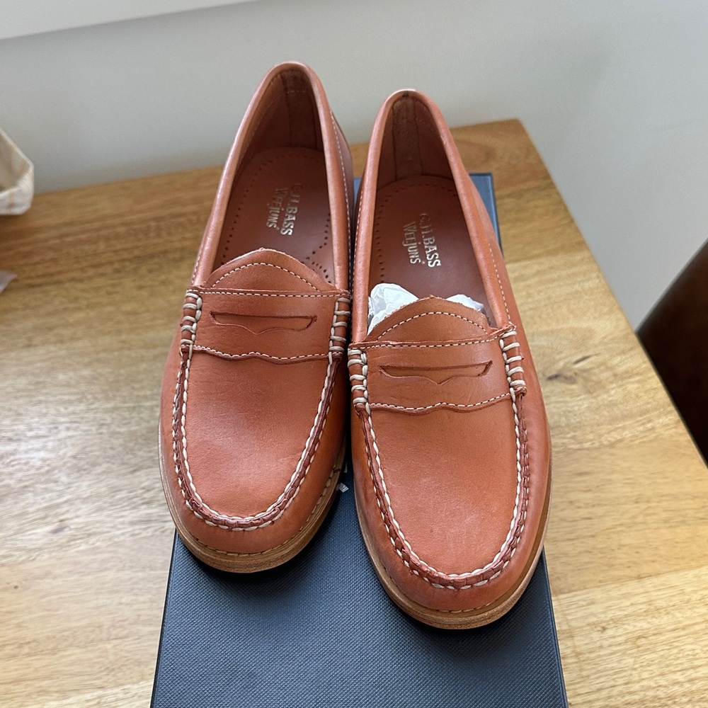 G.H. Bass & Co. Brown Leather Loafers